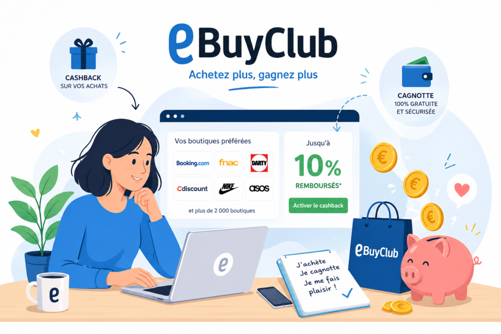 eBuyClub : le cashback qui rembourse tous vos achats en ligne
